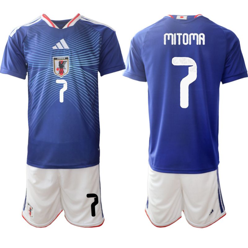 Men 2026 World Cup National Team Japan home blue #7 Soccer Jersey